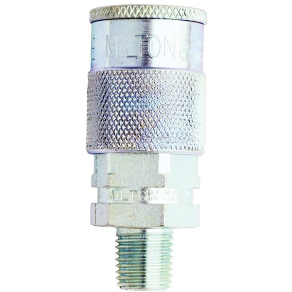 Milton 1/4" NPT Male H-Style Coupler 1834 - main